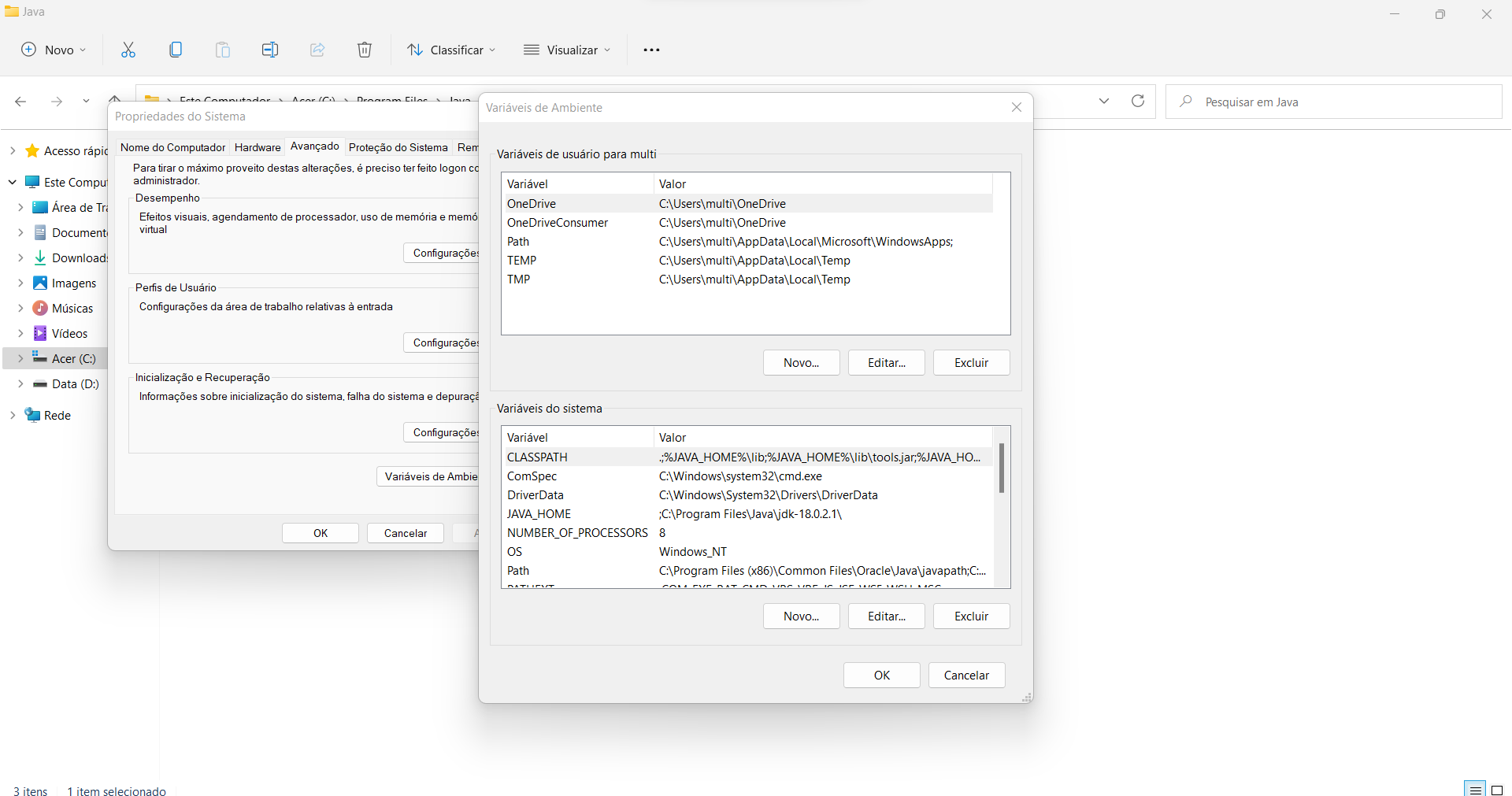 Não consigo executar o programa pelo cmd, Java JRE e JDK: compile e  execute o seu programa