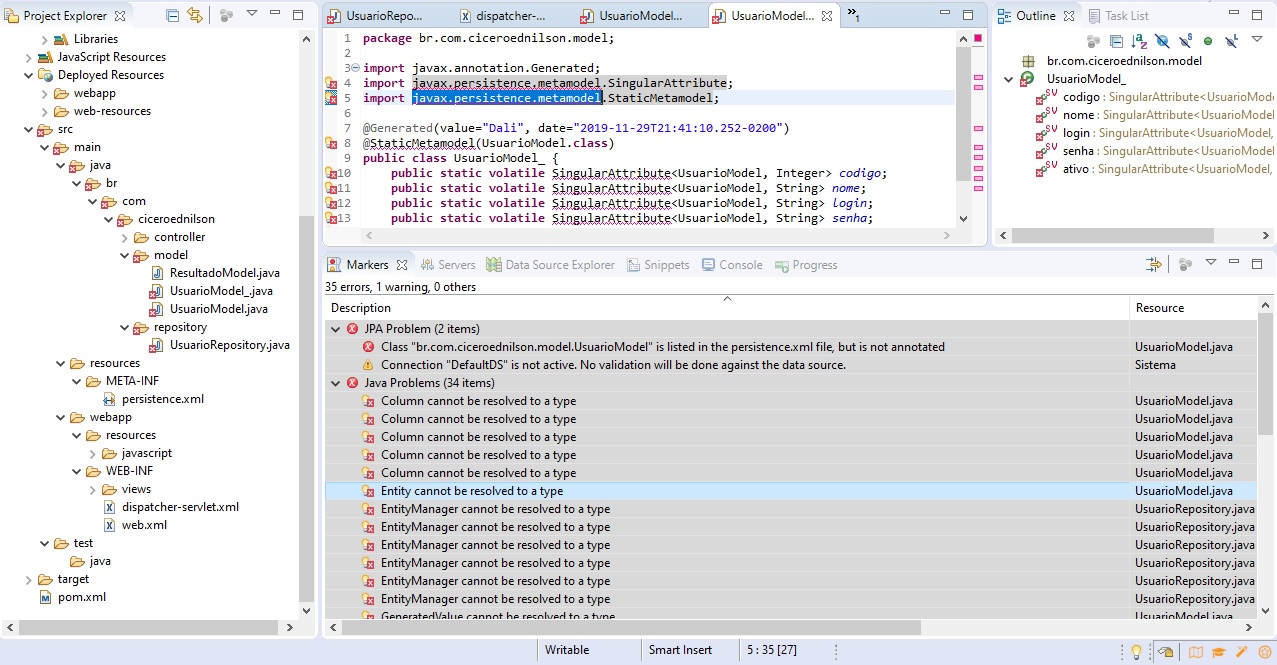 Spring Framework Problemas Apontado No Markers Do Eclipse O Que Acontece Programacao Guj