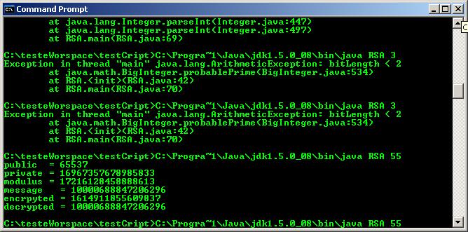 java rsa biginteger decrypt by python