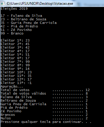 porcentagem no visualg